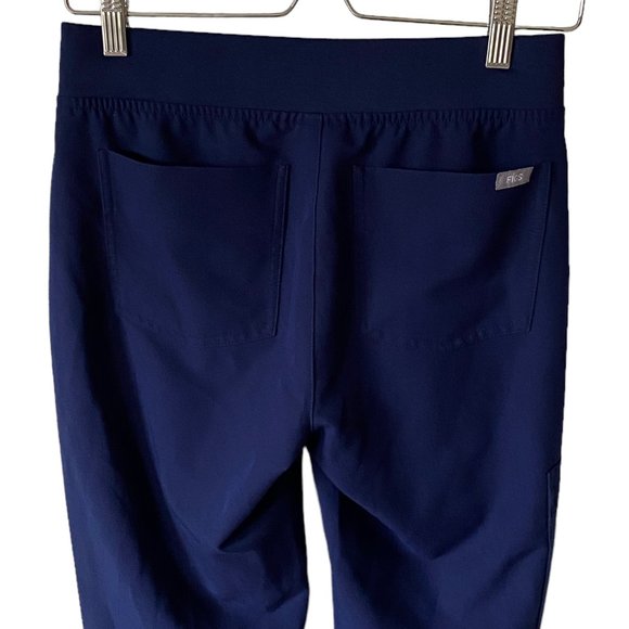 FIGS Technical Collection Zamora Ankle Cuff Tapered Leg Blue Scrub Jogger Pants - Picture 4 of 16